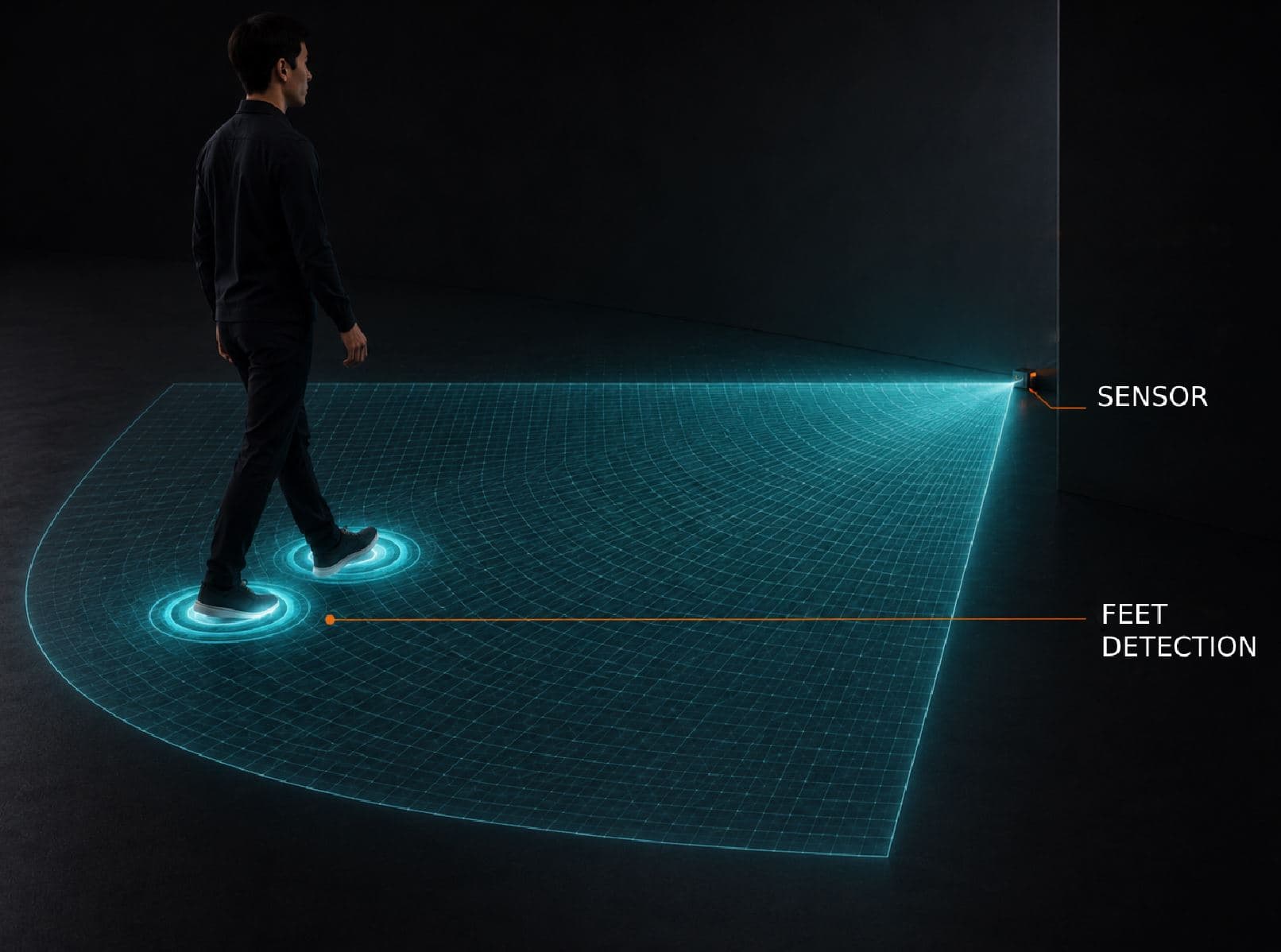 OptiTUIO Interactive Floor Tracking Setup