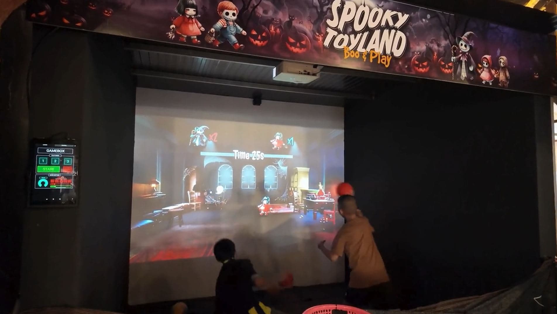 Branded game wall — [Project Name]