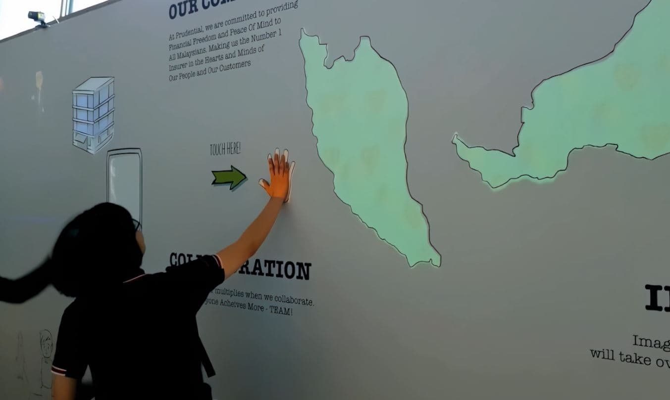 Branded wall experience — KLCC