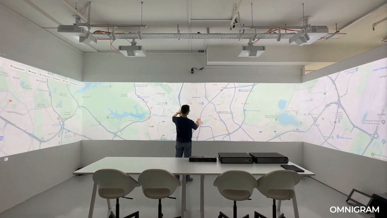 Interactive Multi Wall Projection