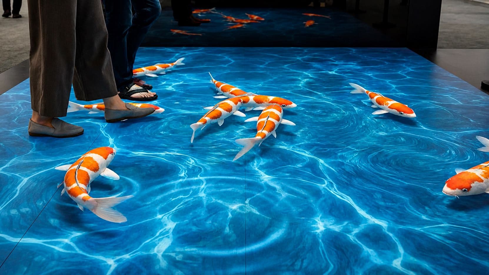 Floor / space interaction