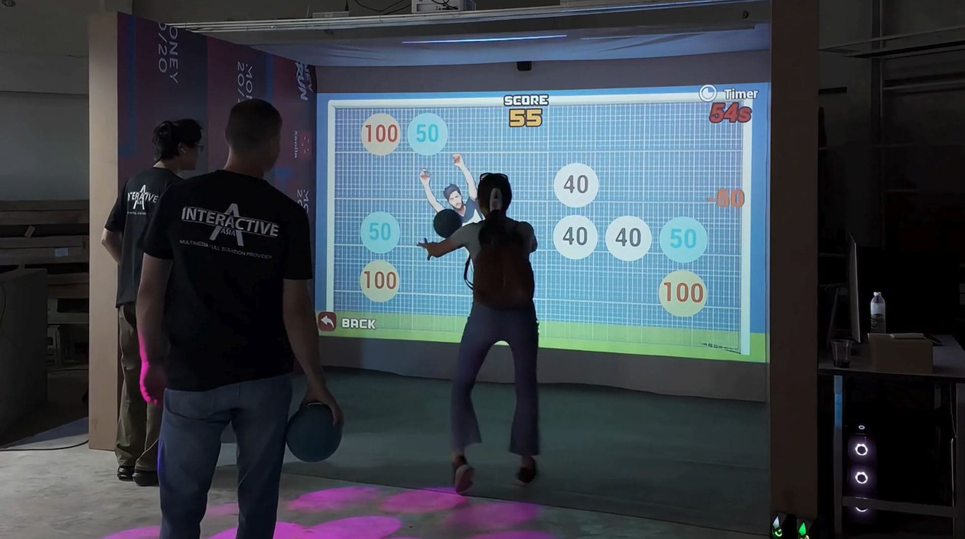 Chiang Mai Exhibition - Interactive Games Wall